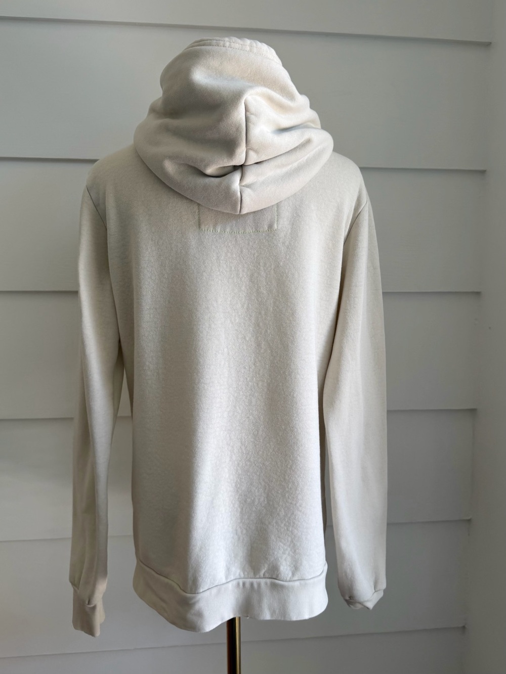 Aviator Nation 5 Stripe Hoodie Vintage White/Blue size M - Picture 3 of 11